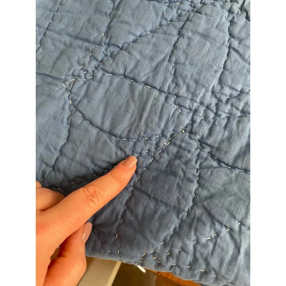Queen Size Handmade Quilt Bright Colorful